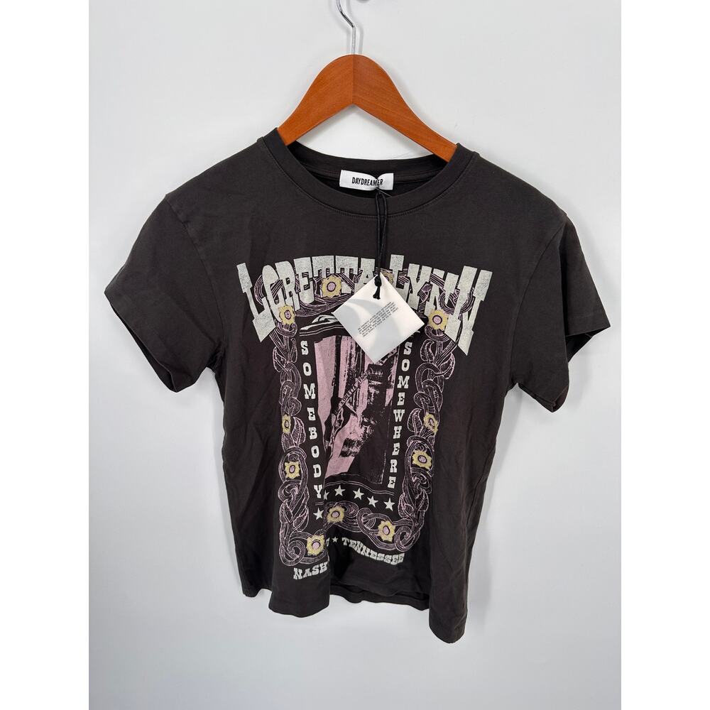 DAYDREAMER LA NWT Evereve Loretta Lynn Nashville Tenessee Graphic Tee // XS - Picture 3 of 10